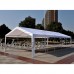 Outsunny 16'W x 32'D Outdoor Carport Canopy Party Tent with Sidewalls - White   